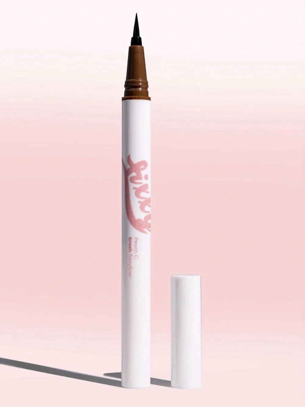Peach C Fixxyliner 02 Brown Matte Eyeliner Pen Liquid Liner 0.02 oz